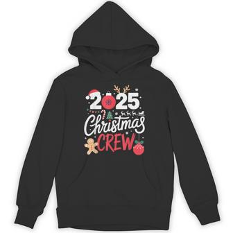 2025 Christmas Crew Festive Family Friends Holiday Hoodie | Seseable UK