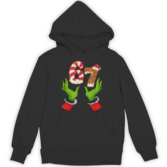 6 7 Six Seven Hand Meme Christmas Gen Z Alpha Xmas Hoodie - Thegiftio UK