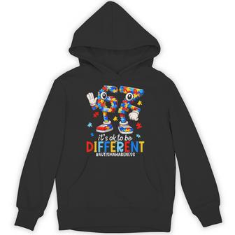 67 Autism Awareness Six Seven Boys Its Ok To Be Different Hoodie - Thegiftio UK