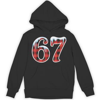 67 Christmas Meme Six Seven Slang Hoodie - Thegiftio UK