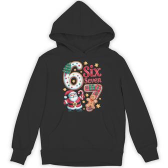 67 Christmas Trending Meme Saying 6 7 Meme Costume Xmas Hoodie - Thegiftio UK