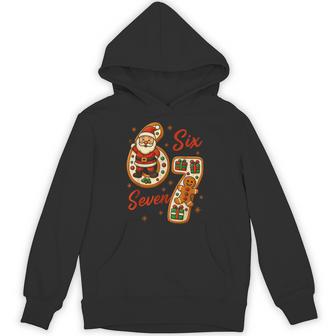 67 Christmas Trending Meme Saying 6 7 Costume Xmas Hoodie - Thegiftio UK