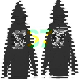 67 Jamaican Flag Inspired Unisex Hoodie | Mazezy