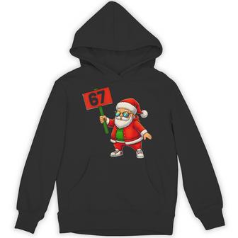 67 Meme Humor 6-7 Six Seven Christmas Hoodie - Thegiftio UK