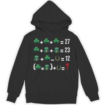 67 Meme Six Seven Puzzle Math Irish Holiday Humor Hoodie - Thegiftio