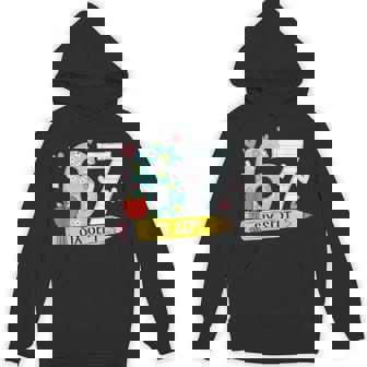 67 Shirt For French Teachers 67 Meme Bilingual Six Sept Unisex Hoodie | Mazezy