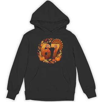 67 Thanksgiving Turkey Thanksgiving 67 Hoodie - Thegiftio UK
