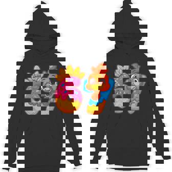 67 Thanksgiving Meme Turkey 6 7 Ice Cream Drip Turkey Unisex Hoodie | Mazezy