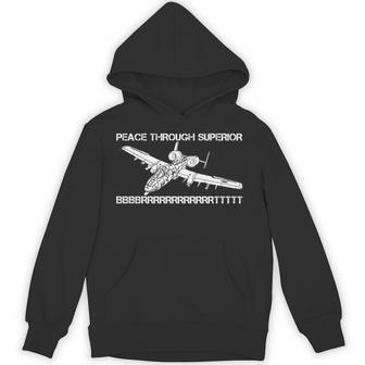 A-10イボイノシシサンダーボルトプレーンミームbbbrrrtttおかしいジョーク 長袖tシャツ パーカー - Kawaiitshirt