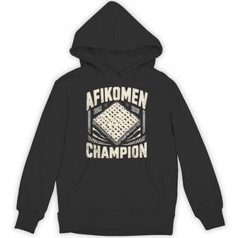 Afikomen Champion Passover Pesach Passover Jewish Hoodie - Thegiftio UK