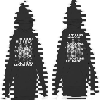 Ain't No Hood Like Sainthood Catholic Saints Christian Faith Unisex Hoodie | Mazezy