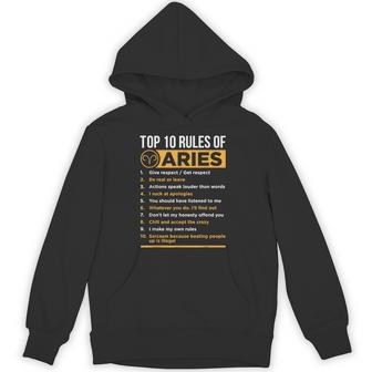 Aries Traits Facts Horoscope Zodiac Astrological Sign Small Hoodie - Thegiftio UK