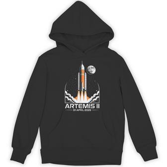 Artemis Ii Launch To The Moon Space Mission April 2026 Hoodie | Seseable FR