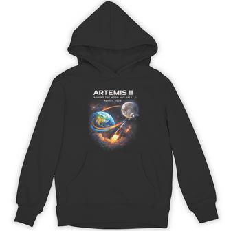 Artemis Ii Rocket Space Launch Back To The Moon Mission 2026 Hoodie - Thegiftio