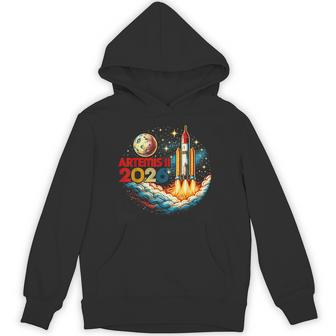 Artemis Ii Space Rocket Launch Mission To The Moon Artemis Hoodie - Thegiftio UK