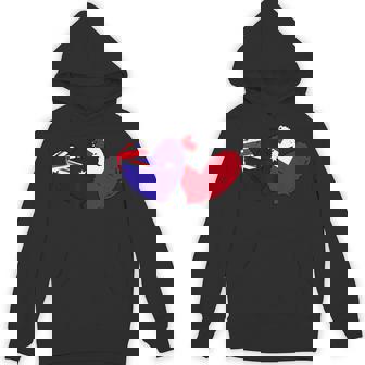 Australia Tonga Heart Flag Australian Tongan Friendship Unisex Hoodie | Mazezy