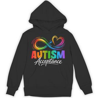 Autism Awareness Acceptance Infinity Symbol Advocate Educate Hoodie | Seseable UK
