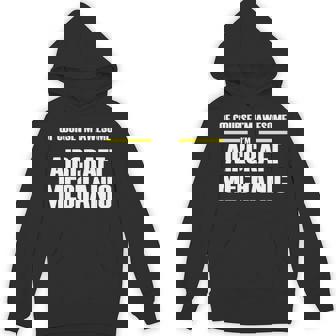 Awesome Aircraft Mechanic Unisex Hoodie | Mazezy