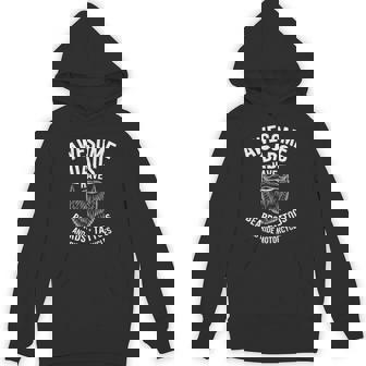 Awesome Dads Have Beards Tattoos Motorcycles Biker Unisex Hoodie | Mazezy