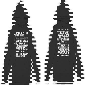 On Back Yes I'm A Bitch But Not Yours Skull Bold Quote Hoodie | Seseable UK