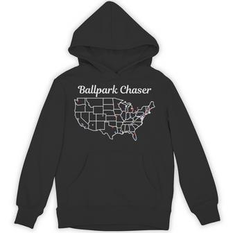 Ballpark Chaser Baseball Stadiums Bucket List Hoodie - Thegiftio