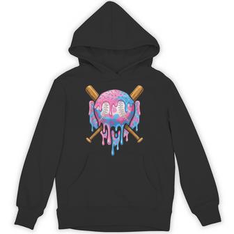 Baseball Drip For Boys Ice Cream Dripping Baseball Hoodie - Thegiftio UK