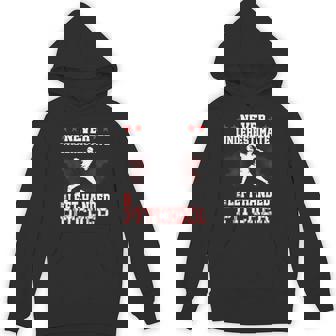 Baseball Left-Handed Pitcher Hoodie | Mazezy