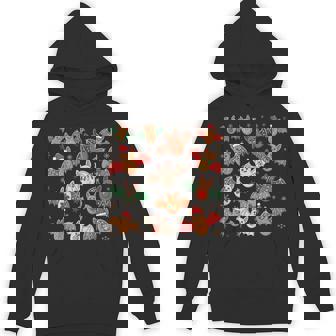 Bat Santa Christmas Gingerbread Cookies Bat Merry Batmas Hoodie - Monsterry