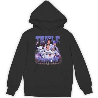 Betts Freeman & Ohtani Los Angeles Baseball Mlbtrio4001 Hoodie - Thegiftio UK