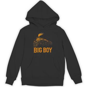 Big Boy Vintage American Steam Train Hoodie - Monsterry