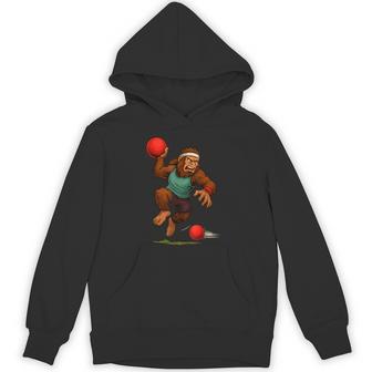 Bigfoot Dodgeball Player – Sasquatch Dodge Ball Hoodie - Thegiftio UK