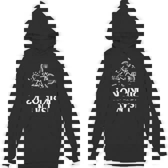 Is My Bike Ok Cycling Humor Stickman Bike Lover Meme Unisex Hoodie | Mazezy