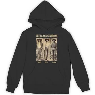The Black Cowboys Western Rodeo Melanin Black History Texas Hoodie - Thegiftio