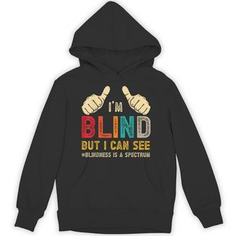 Blind Blindness Awareness Low Vision Hoodie - Thegiftio UK
