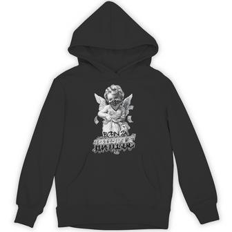 Born To Hustle タトゥーアート チカーノ・ギャングスター・エンジェル・パヤソ パーカー - Kawaiitshirt