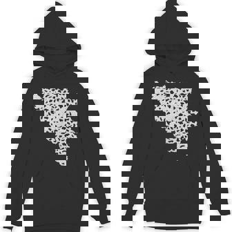 Bosnia Outline Crocheted Heklanje Bosnia Tank Top Unisex Hoodie | Mazezy