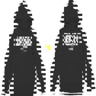 Bosnia Vintage Bosnian Flag Tank Top Unisex Hoodie | Mazezy