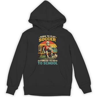 Boys Soccer Player Playing Soccer Hoodie - Thegiftio UK