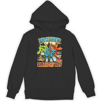 Brother Of The Birthday Boy 67 Six Seven 6-7 Brainrot Hoodie - Thegiftio UK