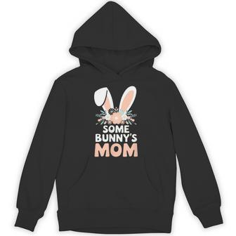 Some Bunny's Mom Cute Rabbit Family Birthday Hoodie - Thegiftio