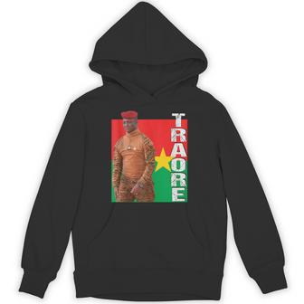 Burkina Faso President Captain Ibrahim Traoré Tank Top Unisex Hoodie | Mazezy
