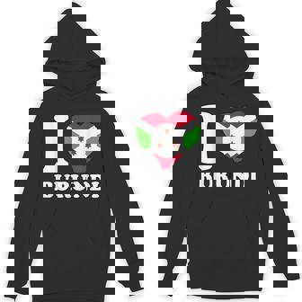 Burundi Flag I Love Burundi Burundian Pride Burundian Roots Unisex Hoodie | Mazezy