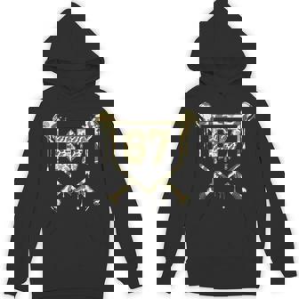 Camo Baseball Ice Cream Drip Number 67 Player 67th Birthday Unisex Hoodie - Monsterry