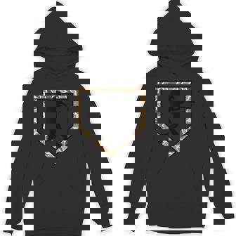 Camo Home Plate Camouflage Baseball Batter Youth Boys Hoodie - Monsterry