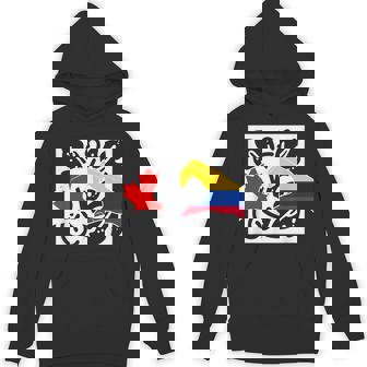 Canada Canadian Colombia Colombian Mixed DNA Flag Day Heart Unisex Hoodie | Mazezy