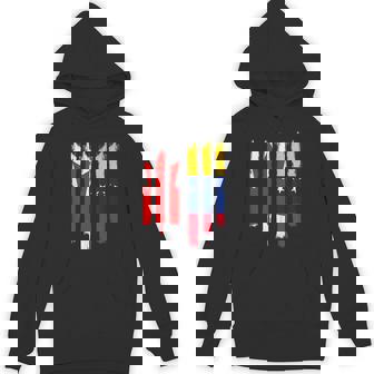 Canada Canadian Venezuela Venezuelan Mixed DNA Flag Day Unisex Hoodie | Mazezy