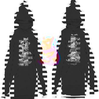 Capybara Gamer Cute Video Game Capybara Animal Unisex Hoodie | Mazezy