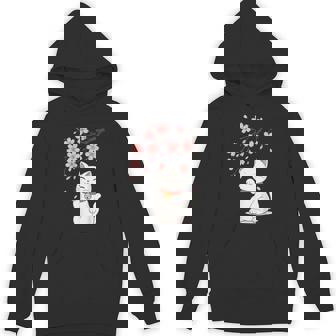 Cat Cherry Blossom Japan Anime Hoodie | Seseable FR