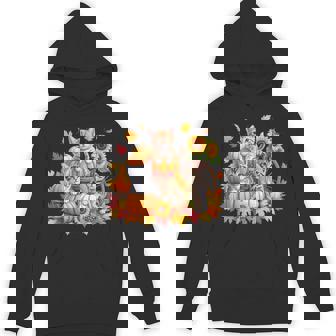 Cat Kitten Pumpkin Fall Autumn Thanksgiving Cat Lover Unisex Hoodie | Mazezy