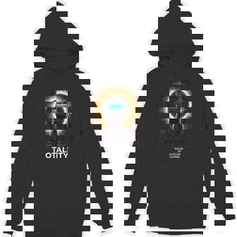 Cat Kitty Vr Totality 2026 Darkness Falls Celestial Cosmic Hoodie - Monsterry